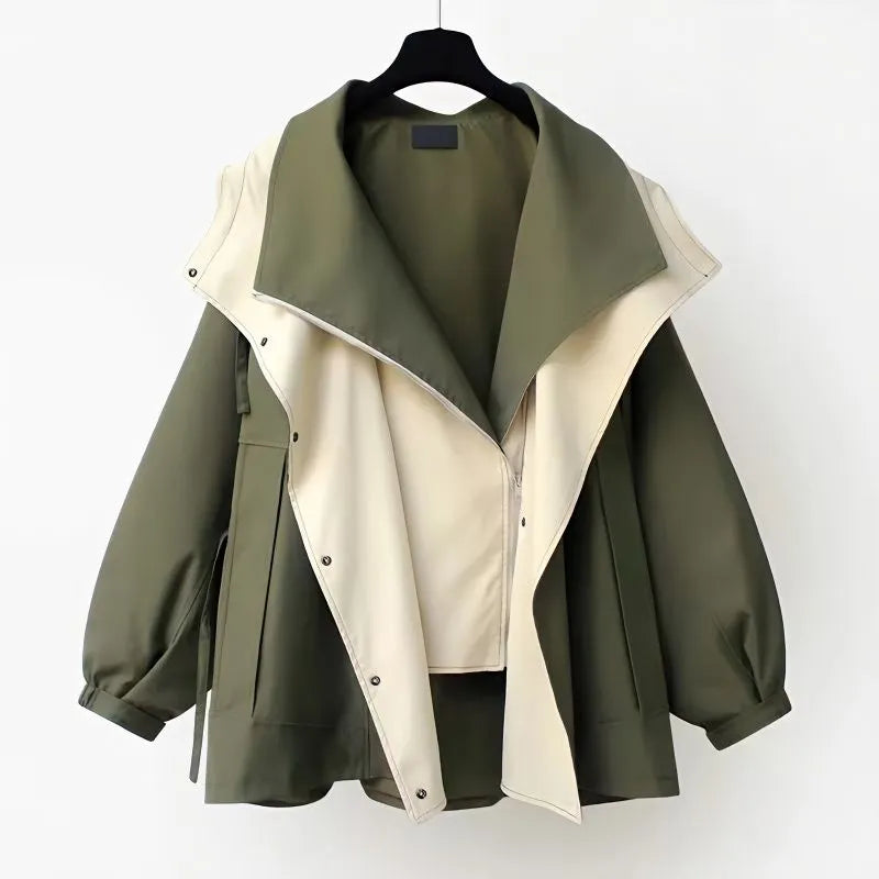 Nicoletta | Elegant waterproof trench coat 