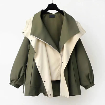 Nicoletta | Elegant waterproof trench coat 
