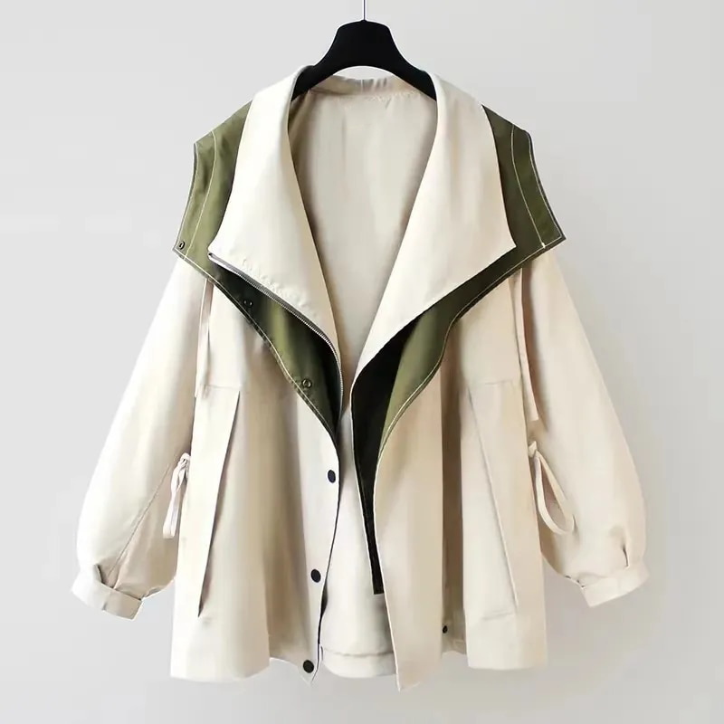 Nicoletta | Elegant waterproof trench coat 