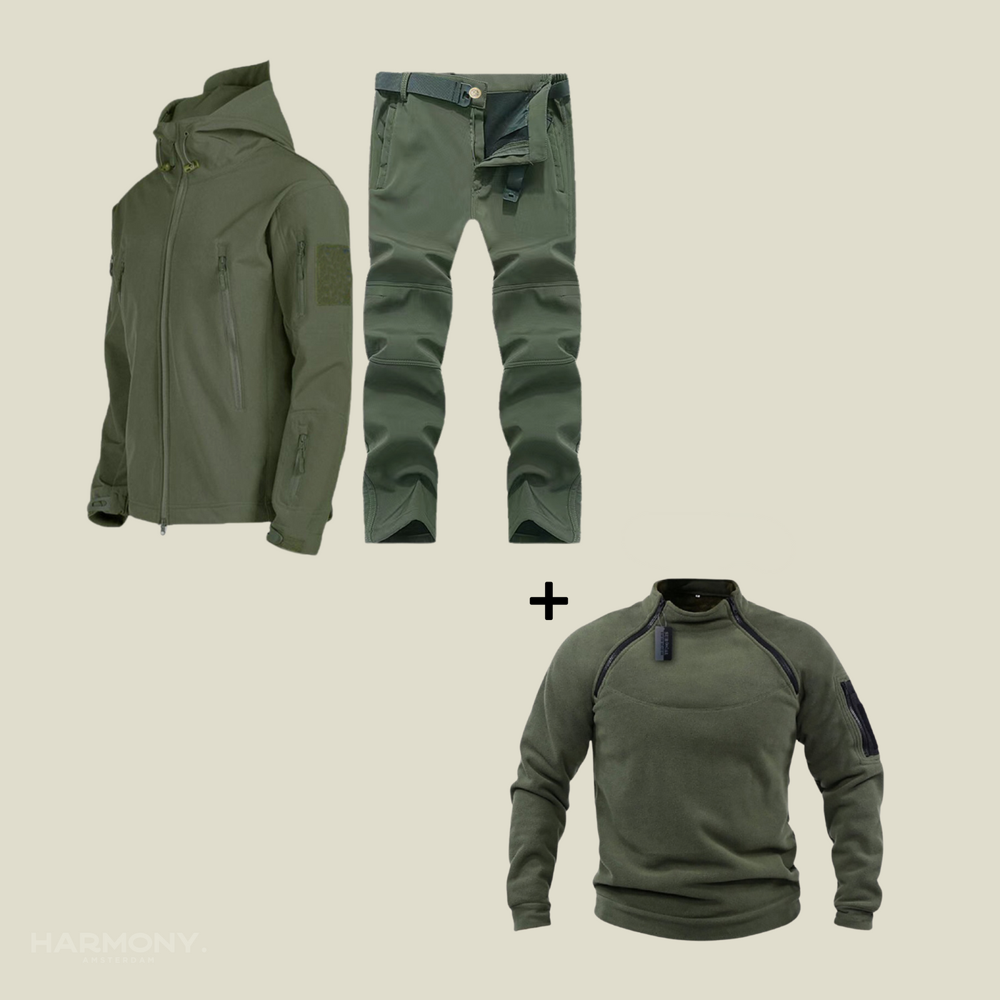 James | Military rainsuit + free fleece